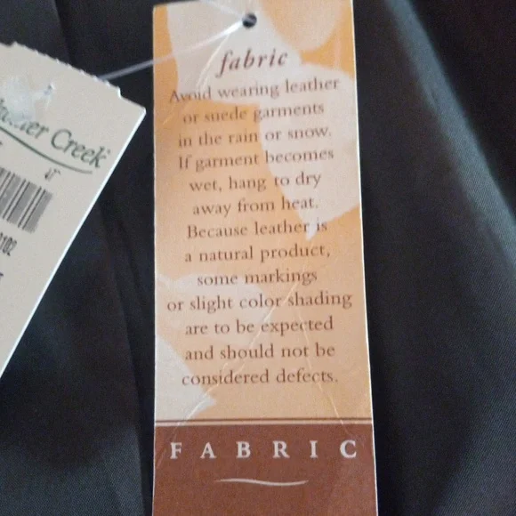 Nwt Coldwater Creek Suede Jacket in Rich Brown Womans Medium - Picture 6 of 14